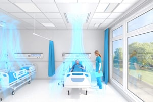 تهویه بیمارستان|Hospital ventilation |nabz|نبض|نویدبخش ضربان |مجتمع صنعتی بعثت